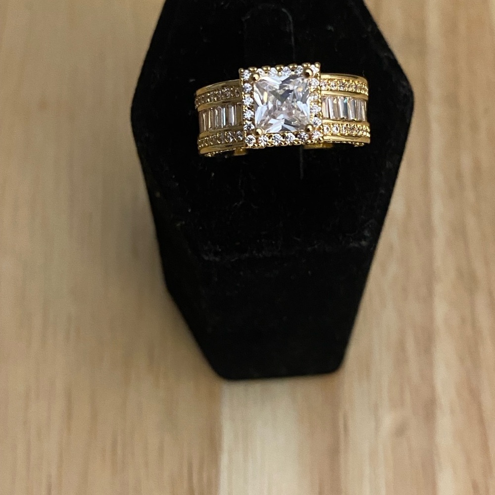 925/18K DAHLIA ROSEGOLD PROMISE RING SIZE 7 - Picture 4 of 10